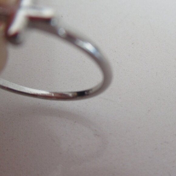 Lot of two 925 Sterling Silver Rings Stacklable Solid Rings, size 5.75, Marked - Picture 8 of 11